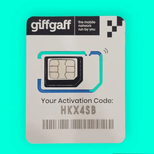 GIFFGAFF- UK SIM CARD